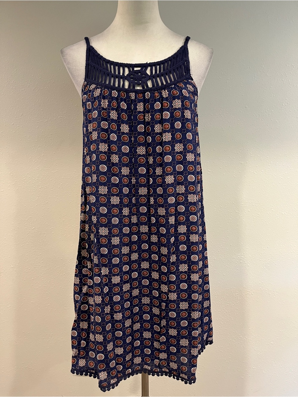 GBG Los Angeles Navy Sleeveless Summer Dress size small